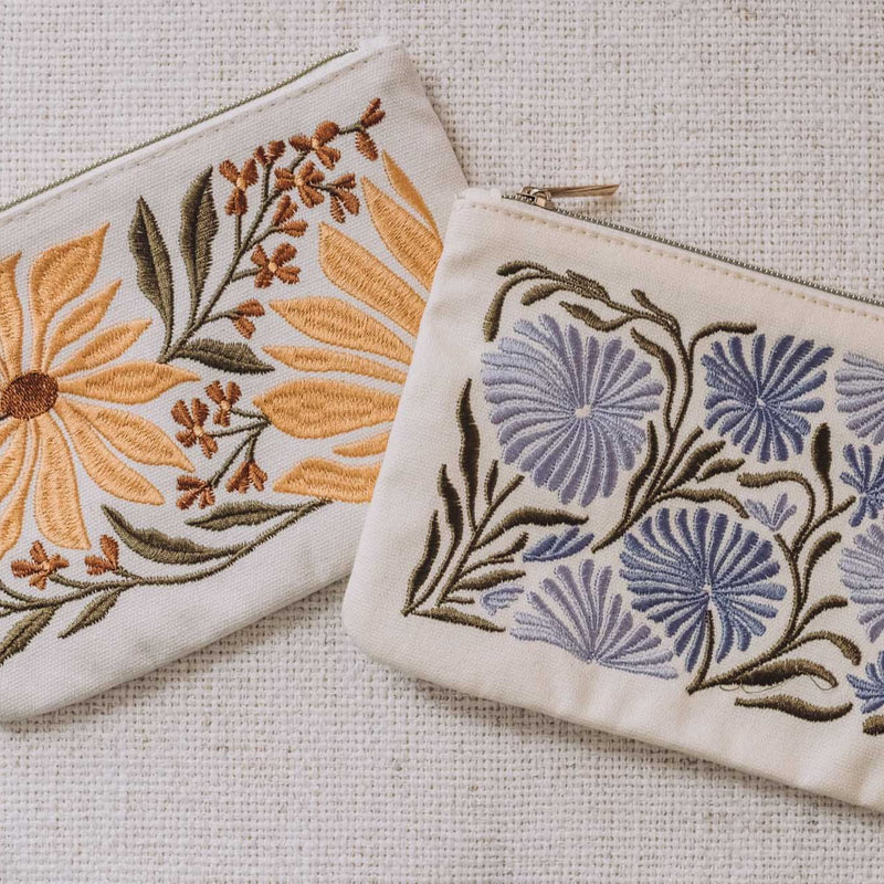 Flower Market Zip Pouch