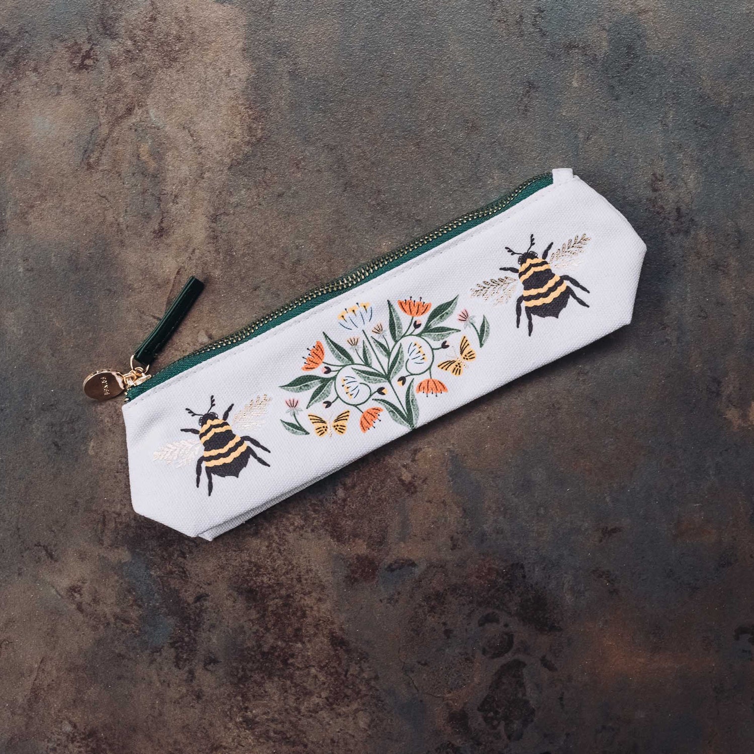 JT Bee Floral Pencil Pouch