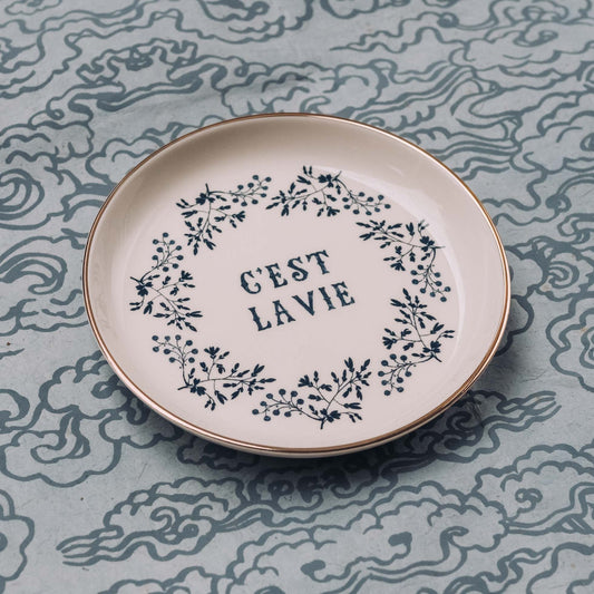 C'est La Vie Trinket Dish