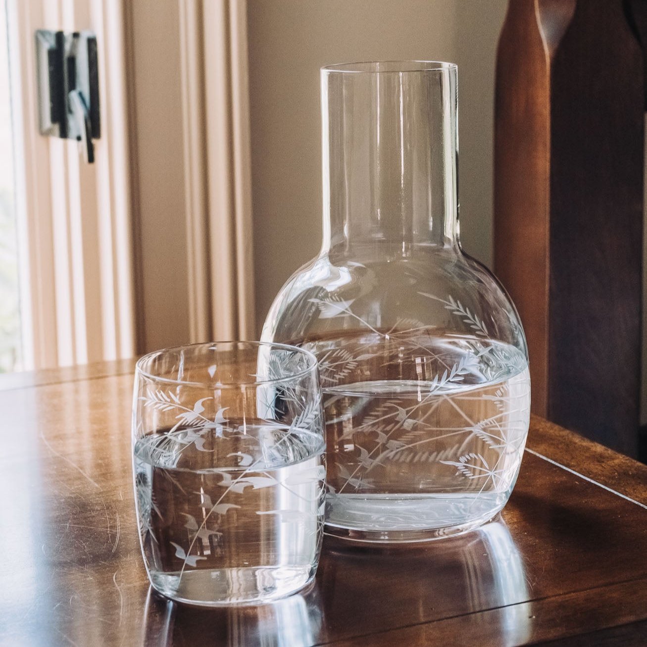 Crystal Carafe Set