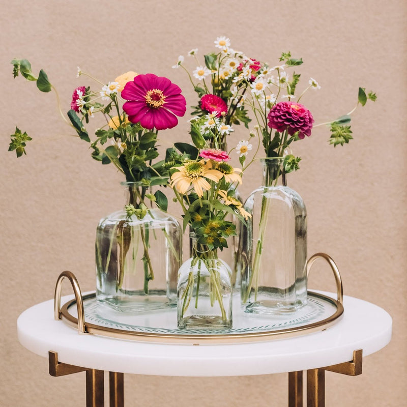 Clear Vintage Vase Collection