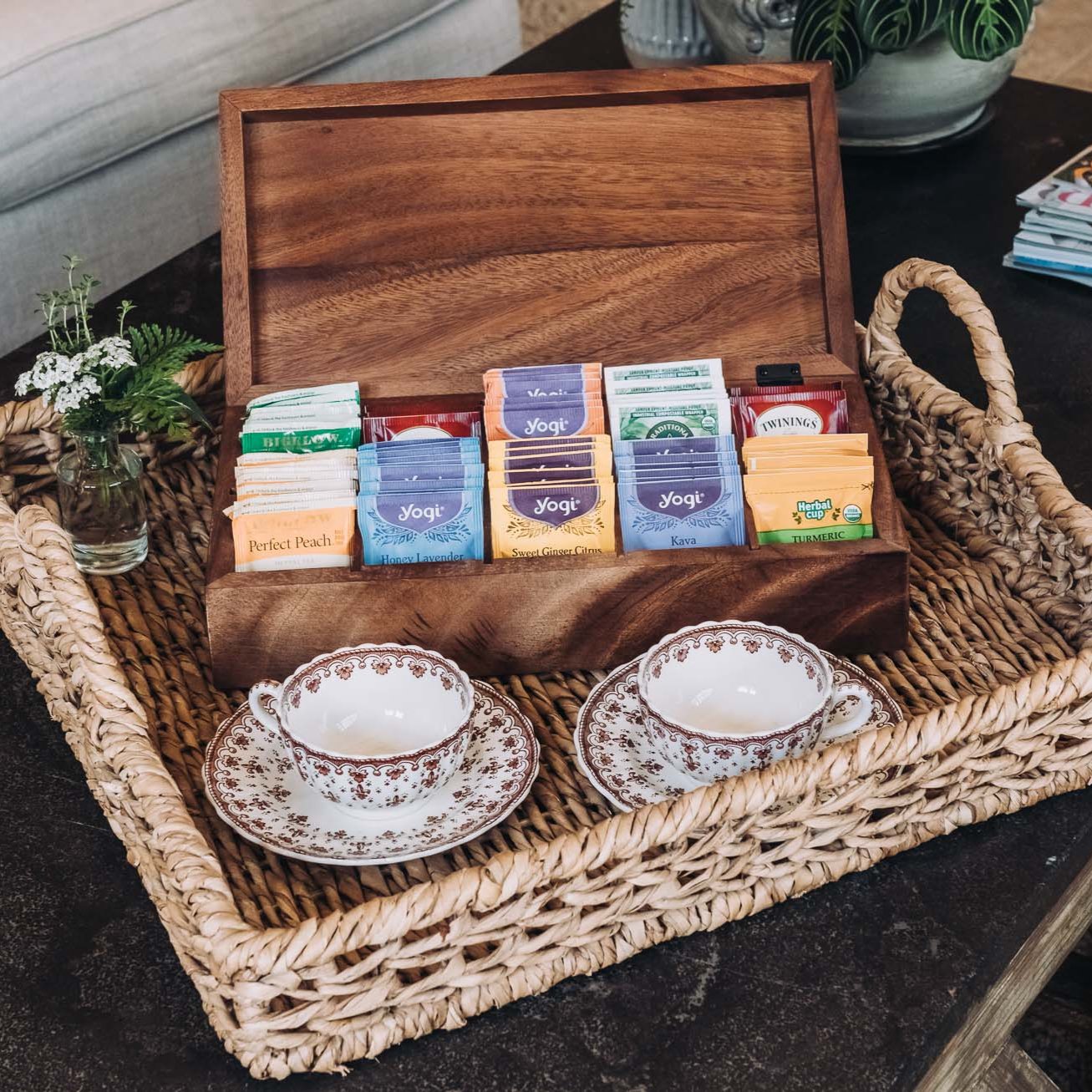 Wooden Tea Box